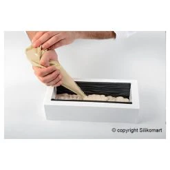 Kit Moule à Bûche Et Tapis Décor Arabesque SilikoMart Professional -pavoni shop kit moule a buche et tapis decor arabesque silikomart professional 3