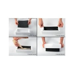Kit Moule à Bûche Et Tapis Décor Matelassé SilikoMart Professional -pavoni shop kit moule a buche et tapis decor matelasse silikomart professional 2