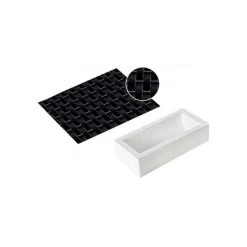 Kit Moule à Bûche Et Tapis Décor Tressé SilikoMart Professional
