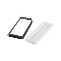 Kit Moule Silicone 1 Tarte Rectangle 265mm Silikomart Professional -pavoni shop kit moule silicone 1 tarte rectangle 265mm silikomart professional 4