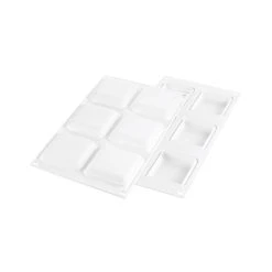Kit Moule Silicone 6 Tartelettes Carrées 80mm Silikomart Professional -pavoni shop kit moule silicone 6 tartelettes carrees 80mm silikomart professional 4
