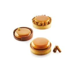 Kit Moule Silicone 6 Tartelettes Ø 80mm Silikomart Professional -pavoni shop kit moule silicone 6 tartelettes o 80mm silikomart professional 2