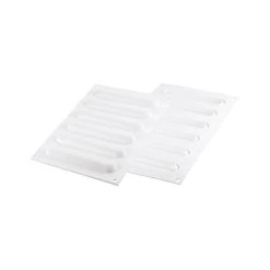 Kit Moule Silicone 6 Tartelettes Oblong 14,6 Cm Silikomart Professional -pavoni shop kit moule silicone 6 tartelettes oblong 146mm silikomart professional 5