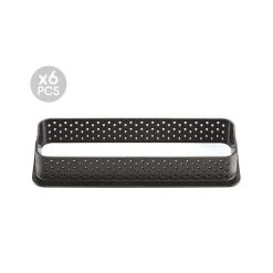 Kit Moule Silicone 6 Tartelettes Rectangle 120mm Silikomart Professional -pavoni shop kit moule silicone 6 tartelettes rectangle 120mm silikomart professional 4