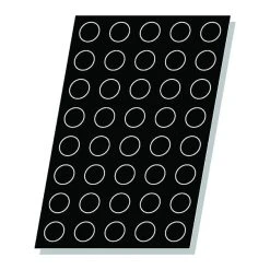 Moule Silicone 40 Muffins 5 Cm X H 2,9 Cm Flexipan -pavoni shop mini muffins flexipan moule silicone 1