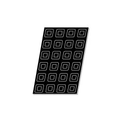 Moule Silicone 70 Savarins Carrés 3,7 Cm X H 1,6 Cm Flexipan -pavoni shop mini savarins carres flexipan moule silicone 1