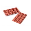MALLARD FERRIERE Moule 15 Mini Donuts En Silicone -pavoni shop moule 15 mini donuts en silicone