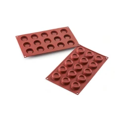 MALLARD FERRIERE Moule 15 Ronds Avec Bords En Silicone