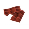 MALLARD FERRIERE Moule 6 Dômes à Etages En Silicone -pavoni shop moule 6 domes a etages en silicone