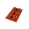 MALLARD FERRIERE Moule 6 Kouglofs En Silicone -pavoni shop moule 6 kouglofs en silicone