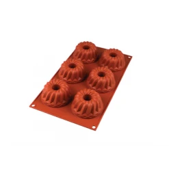 MALLARD FERRIERE Moule 6 Kouglofs En Silicone