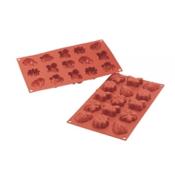 MALLARD FERRIERE Moule Nature Et Animaux 15 Pièces En Silicone