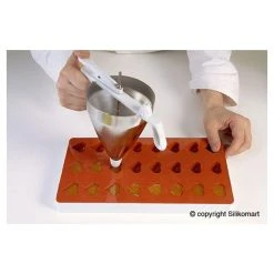 Moule Pâte De Fruit Pêche 24 Empreintes 9ml SilikoMart Professional -pavoni shop moule pate de fruit peche 24 empreintes 9ml silikomart professional 1