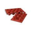 Moule Silicone Babas 4,5 X H 4,8 Cm (x11) Silikomart -pavoni shop moule silicone 11 babas 45 x 48 cm silikomart
