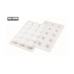 Moule Silicone 15 Carrés Bombés 4 X 4 Cm 30ml SilikoMart Professional -pavoni shop moule silicone 15 carres bombes 4 x 4 cm 30ml silikomart professional 2