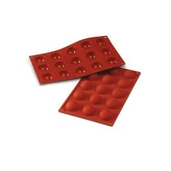 Moule Silicone 15 Demi-sphères 4 Cm X H 2 Cm Silikomart