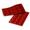 Moule Silicone 15 Tartelettes 4,5 Cm X H 1 Cm Silikomart -pavoni shop moule silicone 15 tartelettes 45 cm x h 1 cm silikomart