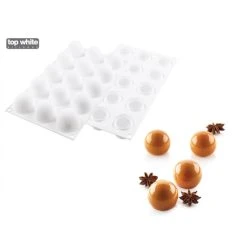 Moule Silicone 15 Truffes Ø 4,2 Cm Silikomart Professional