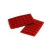 Moule Silicone Savarins Carrés 3,5 Cm X H 2,2 Cm (x24) Silikomart -pavoni shop moule silicone 24 savarins carres 35 cm x h 22 cm silikomart