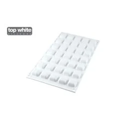 Moule Silicone 35 Carré Bombé 5ml SilikoMart Professional -pavoni shop moule silicone 35 carre bombe 5ml silikomart professional 2