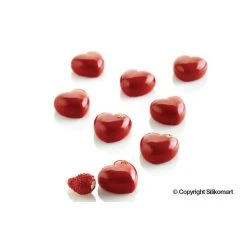 Alternative view of Moule Silicone 35 Coeur Bombé 5ml SilikoMart Professional