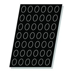 Moule Silicone 42 Quenelles 6 X 4 Cm Flexipan -pavoni shop moule silicone 42 quenelles 6 x 4 cm flexipan 1