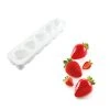 Moule Silicone 5 Fraises 120 Ml Silikomart Professional -pavoni shop moule silicone 5 fraises 120 ml silikomart professional