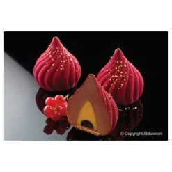 Moule Silicone 5 Sphères Torsadées Russian Tale 125ml Silikomart Professional -pavoni shop moule silicone 5 spheres torsadees russian tale 125ml silikomart professional 2