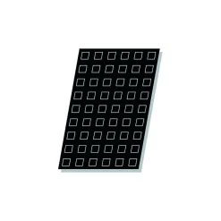 Alternative view of Moule Silicone 54 Pyramides 3,5 Cm X H 2,2 Cm Flexipan