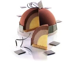 Moule Silicone 6 Demi-Sphères 18 X H 9 Cm Silikomart Professional -pavoni shop moule silicone 6 demi spheres 18 x h 9 cm silikomart professional 1