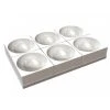 Moule Silicone 6 Demi-Sphères 18 X H 9 Cm Silikomart Professional -pavoni shop moule silicone 6 demi spheres 18 x h 9 cm silikomart professional