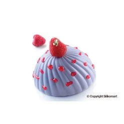 Moule Silicone 6 Demi Sphères Vrillées Ø 75 Mm SilikoMart Professional -pavoni shop moule silicone 6 demi spheres vrillees o 75 mm silikomart professional 1