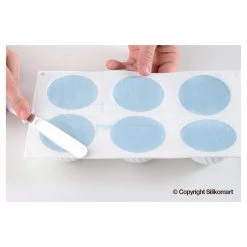 Moule Silicone 6 Demi Sphères Vrillées Ø 75 Mm SilikoMart Professional -pavoni shop moule silicone 6 demi spheres vrillees o 75 mm silikomart professional 3