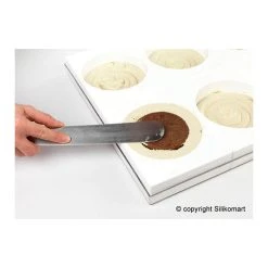 Alternative view of Moule Silicone 6 Empreintes Rondes Ø180 Mm Silikomart