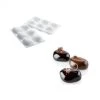 Moule Silicone 6 Galets 8,7 X 6,3 Cm 110ml SilikoMart Professional -pavoni shop moule silicone 6 galets 87 x 63 cm 110ml silikomart professional