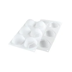Moule Silicone 6 Marrons 110ml SilikoMart Professional -pavoni shop moule silicone 6 marrons 110ml silikomart professional 2