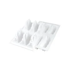 Alternative view of Moule Silicone 6 Montagnes Tre Cime 120 Ml Silikomart Professional