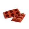 Moule Silicone Muffins 6,8 Cm X H 3,8 Cm (x6) Silikomart -pavoni shop moule silicone 6 muffins 68 cm x h 38 cm silikomart