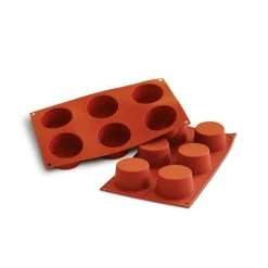 Moule Silicone Muffins 6,8 Cm X H 3,8 Cm (x6) Silikomart