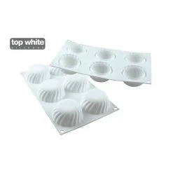 Moule Silicone 6 Palets Vrillés Samouraï 110ml Silikomart Professional -pavoni shop moule silicone 6 palets vrilles samourai 110ml silikomart professional 2
