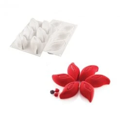 Moule Silicone 6 Pétales De Fleurs 11,4 X 5,7 Cm 120ml SilikoMart Professional -pavoni shop moule silicone 6 petales de fleurs 114 x 57 cm 120ml silikomart professional 2