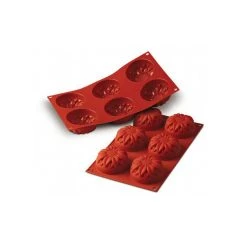 Moule Silicone Tournesols 7,6 Cm X H 4 Cm (x6) Silikomart