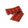 Moule Silicone Babas 5,5 X H 6 Cm (x8) Silikomart -pavoni shop moule silicone 8 babas 55 x 6 cm silikomart