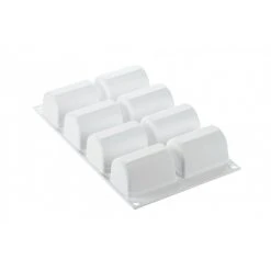 Moule Silicone 8 Bûchettes 7,5 Cm X 5 Cm Silikomart Professional -pavoni shop moule silicone 8 buchettes 75 cm x 5 cm silikomart professional 5