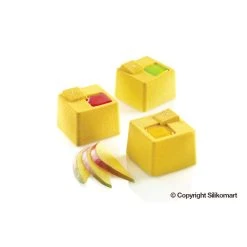Alternative view of Moule Silicone 8 Cubes Kuadro 6 X 6 Cm 150ml SilikoMart Professional