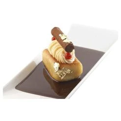 Moule Silicone Savarin Rectangle 7,5 X 4,8 Cm X H 2,8 Cm (x8) Silikomart -pavoni shop moule silicone 8 savarins rectangles 74 x 47 cm silikomart 1