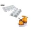 Moule Silicone 8 Truffes Ø 5,2 Cm Silikomart Professional -pavoni shop moule silicone 8 truffes o 52 cm silikomart professional