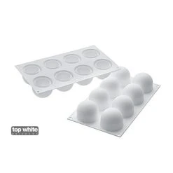 Moule Silicone 8 Truffes Ø 5,2 Cm Silikomart Professional -pavoni shop moule silicone 8 truffes o 52 cm silikomart professional 2