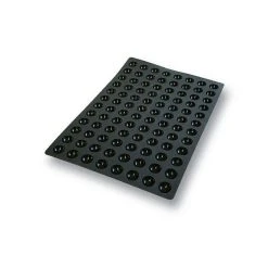 Moule Silicone 96 Demi-sphères Ø3,5 X 1,75 Cm 11ml SilikoMart Professional -pavoni shop moule silicone 96 demi spheres o35 x 175 cm 11ml silikomart professional 2