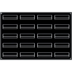 pavoni shop -pavoni shop moule silicone bande vague 12 x 35 cm x h 36 cm x20 pavoflex 1